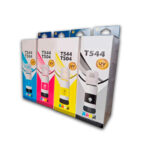 Kit de Tinta Epson T544, T504 Negro y colores 75ml L4260 Compatible - Imagen 2