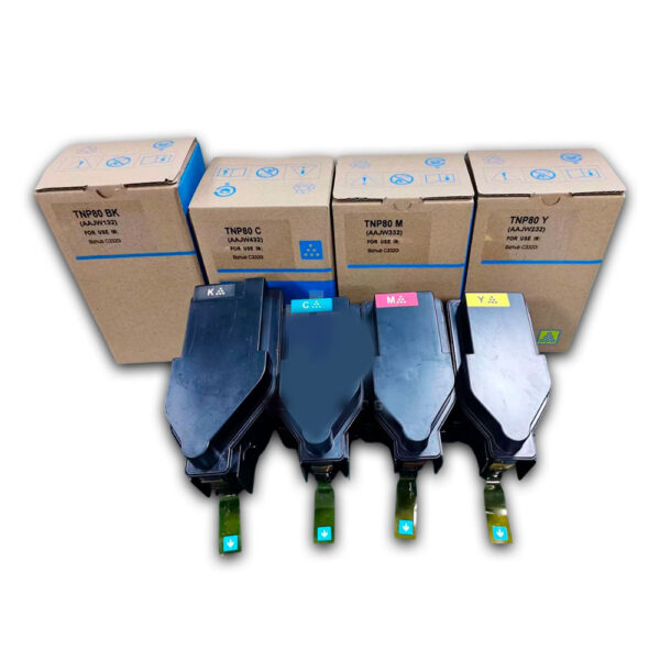 Kit de Toner Konica Minolta TNP80 Negro y Color C3320i Compatible Kit de Toner Konica Minolta TNP80 Negro y Color C3320i Compatible