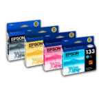Kit de Tinta Epson 133 Negro y Tricolor 5ml para TX 135 Original - Imagen 2