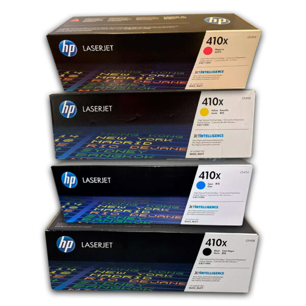 Kit de toner HP 410X CYMK M452dn, M477fdn, M377dw Original Kit de toner HP 410X CYMK M452dn, M477fdn, M377dw Original