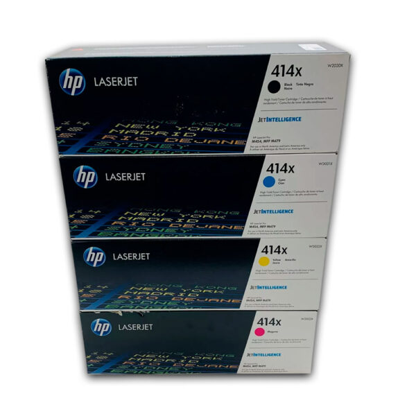 Kit de toner HP 414X CYMK M454dw, M479dw Original Kit de toner HP 414X CYMK M454dw, M479dw Original
