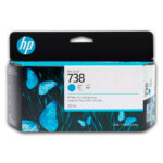 Tinta HP 738 Cian 498N5A 130ml T850, T950 Original