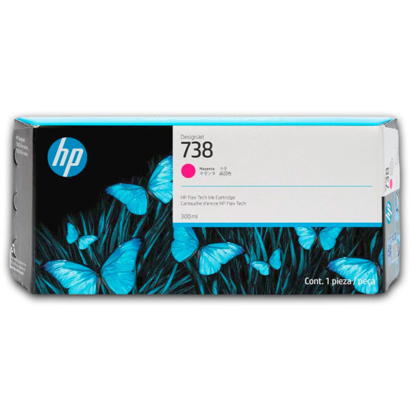 Tinta HP 738 Magenta 676M7A 300ml T850, T950 Original Tinta HP 738 Magenta 676M7A 300ml T850, T950 Original