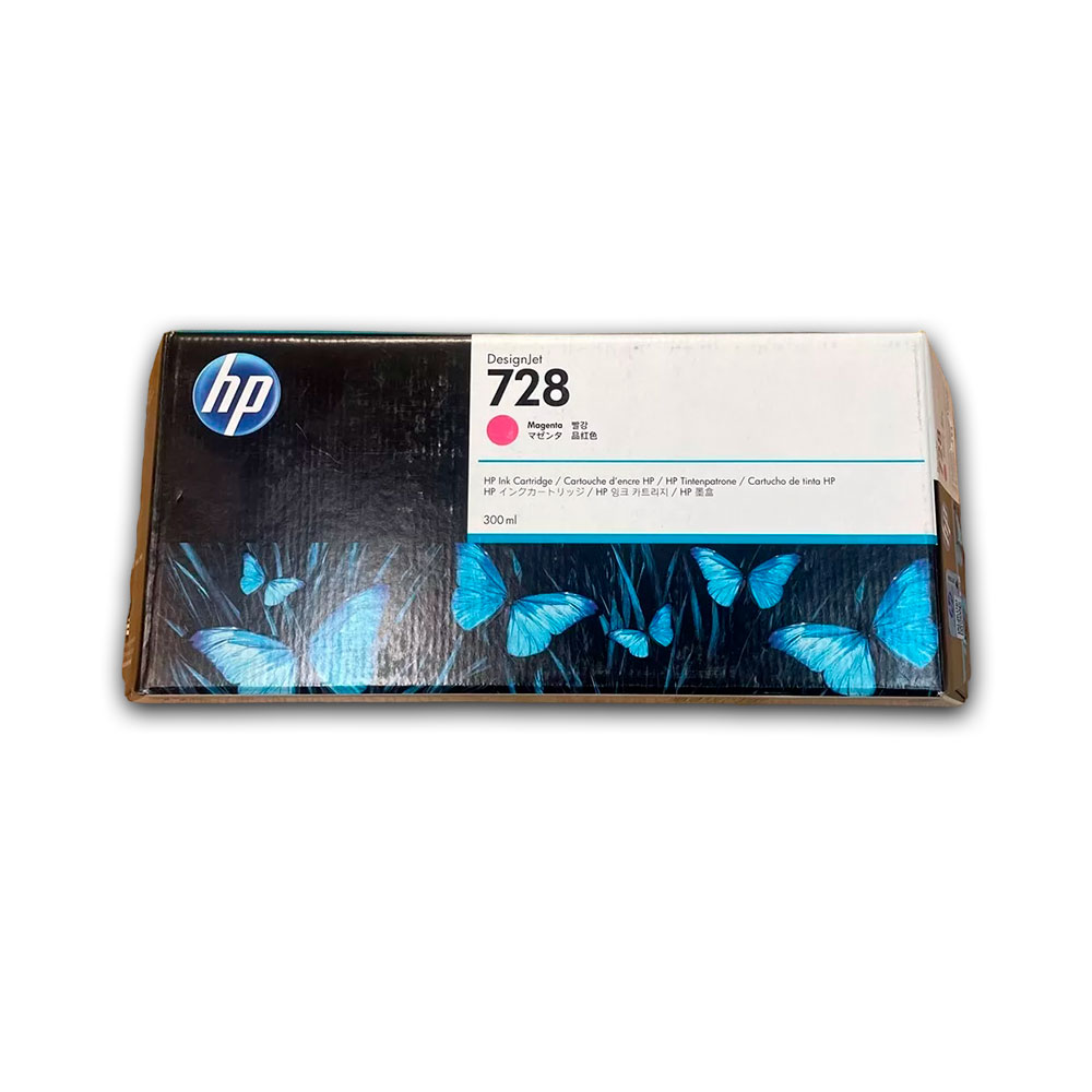0101-013703-2 Tinta HP 728A Magenta F9K16A 300ml T830, T730r Original - Imagen 2