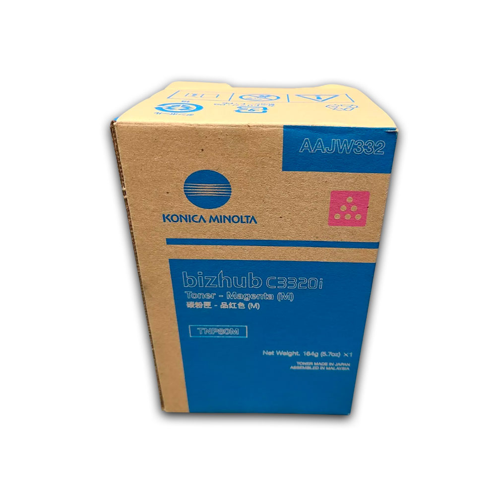 100-001249-2 Toner Konica Minolta TNP80M Magenta 9K Pág. C3320i Original - Imagen 2