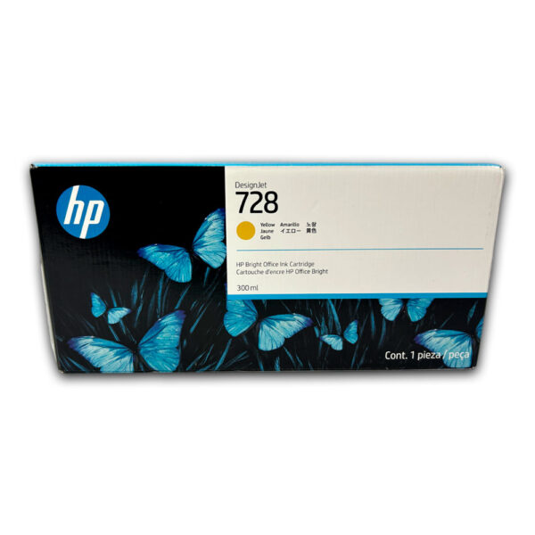 Tinta HP 728A Yellow F9K15A 300ml T730, T830 Original Tinta HP 728A Yellow F9K15A 300ml T730, T830 Original