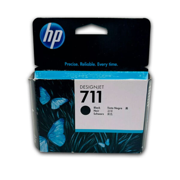 Tinta HP 711 Negro CZ133A 80ml T120 de 24″, T520 Original