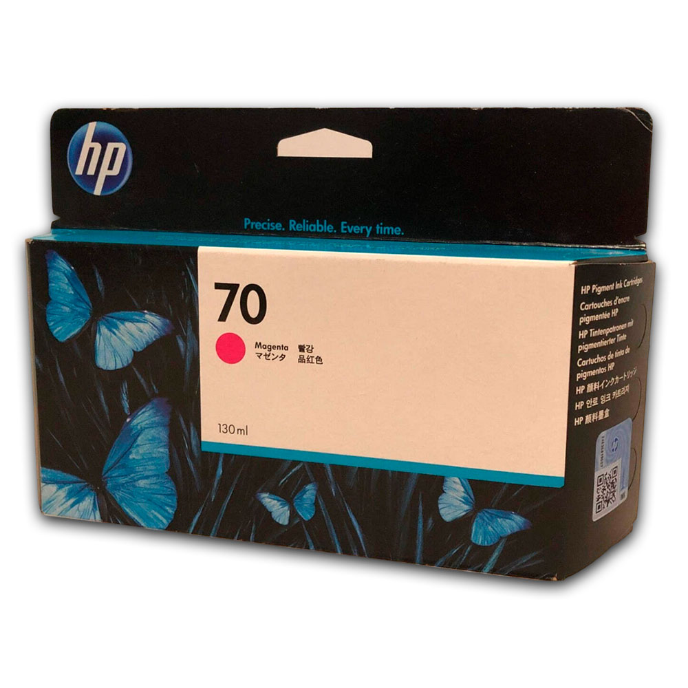 1038-0015008-2 Tinta HP 70 Magenta C9453A 130ML Z2100, Z3100 Original - Imagen 2