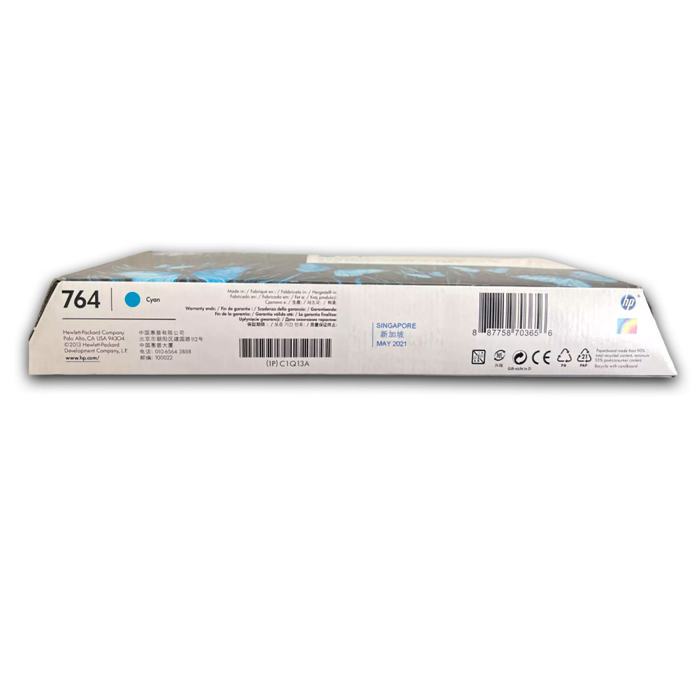 1038-0015011-2 Tinta HP 764A Cian C1Q13A 300ml T3500 Original - Imagen 2
