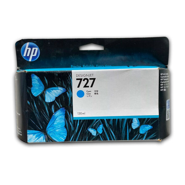 Tinta HP 727 Cian B3P19A 130ml T1500, T1530 Original Tinta HP 727 Cian B3P19A 130ml T1500, T1530 Original