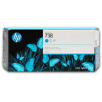 Tinta HP 738 Cian 676M6A 300ml T850, T950 Original
