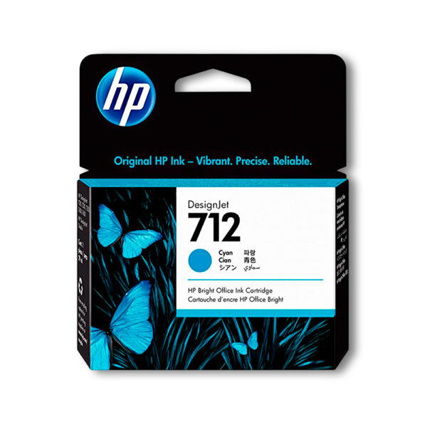 Tinta Hp 712A Cian 3ED67A 29ml T210, T230, Original Tinta Hp 712A Cian 3ED67A 29ml T210, T230, Original