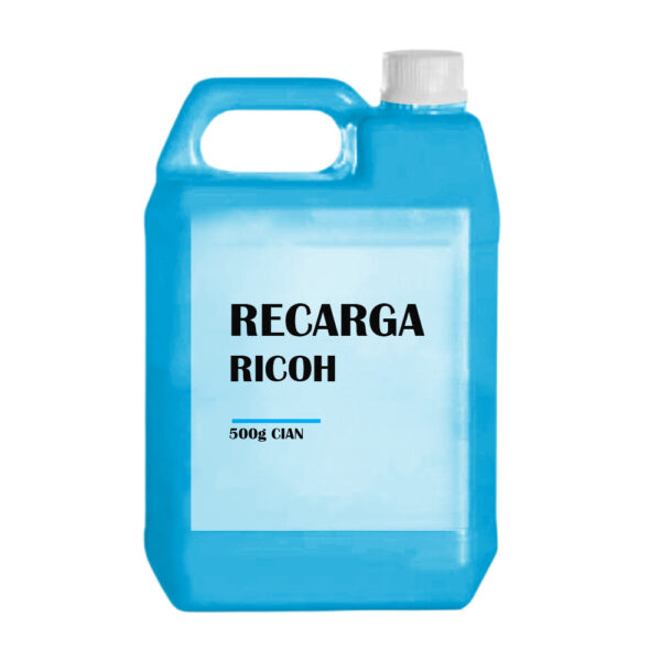 Recarga de Toner Ricoh MPC 6004 Cian 500g Compatible Recarga de Toner Ricoh MPC 6004 Cian 500g Compatible