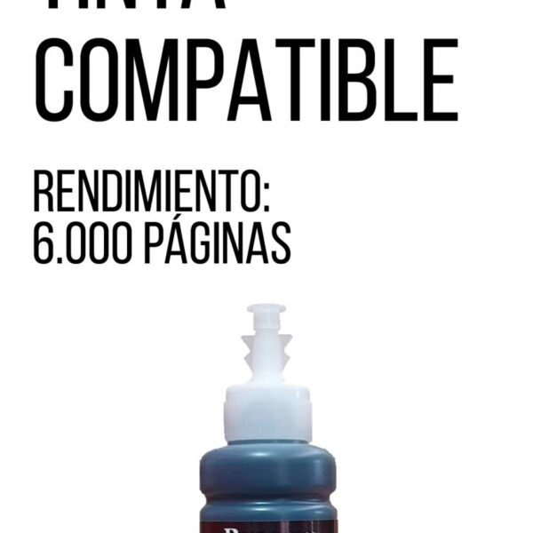 Tinta Brother BT 6001BK Negro 6K Pág. DCP-T300 Compatible Tinta Brother BT 6001BK Negro 6K Pág. DCP-T300 Compatible