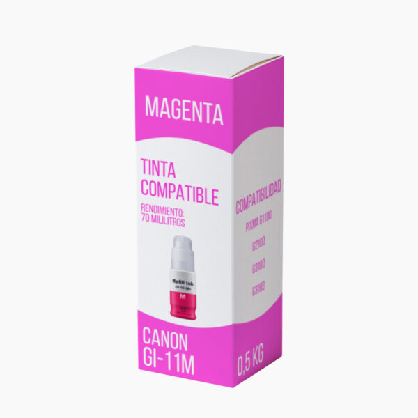 Tinta Canon GI-190M Magenta 70ml G2110, G3100 Compatible Tinta Canon GI-190M Magenta 70ml G2110, G3100 Compatible