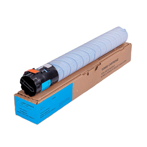 Toner Konica Minolta TN-221C Cian 1,4k Pág. C227 Compatible Toner Konica Minolta TN-221C Cian 1,4k Pág. C227 Compatible