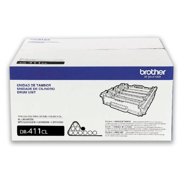 Tambor Brother DR411CL 50K Pág. L8900cdw, 8360cdw original Tambor Brother DR411CL 50K Pág. L8900cdw, 8360cdw original