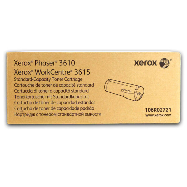 Toner Xerox 106R02721 Negro 5900 Pág. 3615 Original Toner Xerox 106R02721 Negro 5900 Pág. 3615 Original