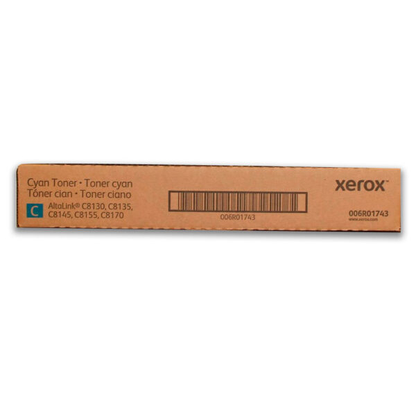 Toner Xerox 006R01743 Cyan 36K Pág. C8170 Original Toner Xerox 006R01743 Cyan 36K Pág. C8170 Original