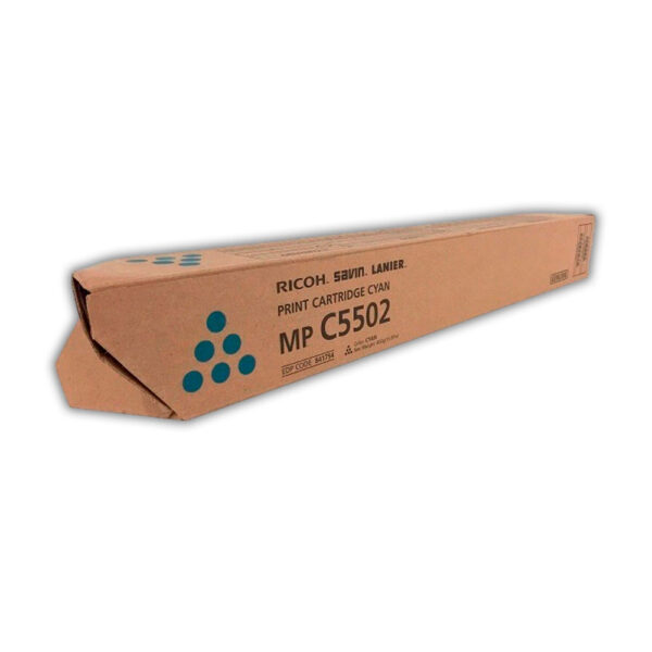 Toner Ricoh 841754 Mp C5502 Cyan 22.5Kpg Toner Ricoh 841754 Mp C5502 Cyan 22.5Kpg