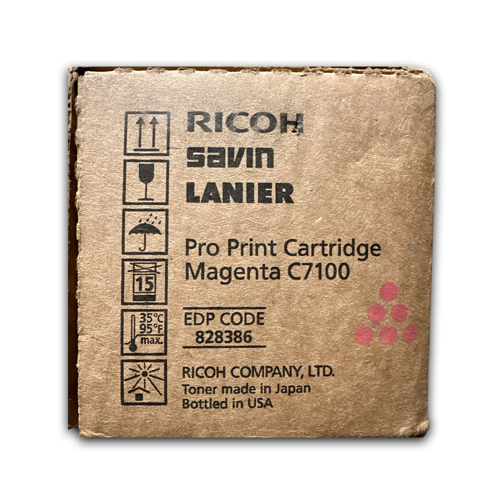1500-010334-2 Toner Ricoh 828386 Magenta 78K Pág. C7100 Original - Imagen 2