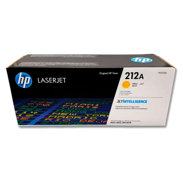 Toner Hp 212A Yellow W2122A 4500 Pág. M555 Original Toner Hp 212A Yellow W2122A 4500 Pág. M555 Original