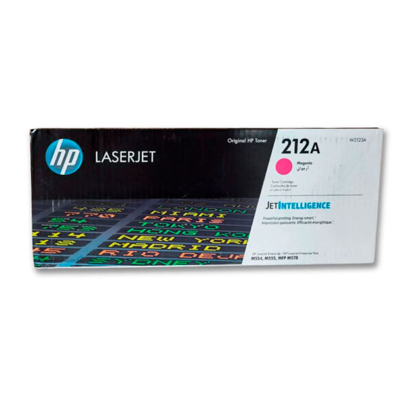 Toner Hp 212A Magenta W2123A 4500 Pág. M555dn Original Toner Hp 212A Magenta W2123A 4500 Pág. M555dn Original