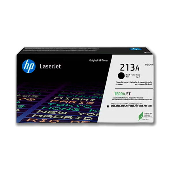 Toner Hp 213A Black W2130A 3500 Pág. 5700, 5800 Original Toner Hp 213A Black W2130A 3500 Pág. 5700, 5800 Original