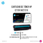 Toner Hp 213X Cyan W2131X 6K Pág. 5700, 5800 Original - Imagen 2
