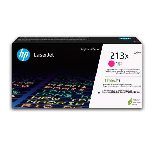 Toner Hp 213X Magenta W2133X 6K Pág. 5700, 5800 Original Toner Hp 213X Magenta W2133X 6K Pág. 5700, 5800 Original