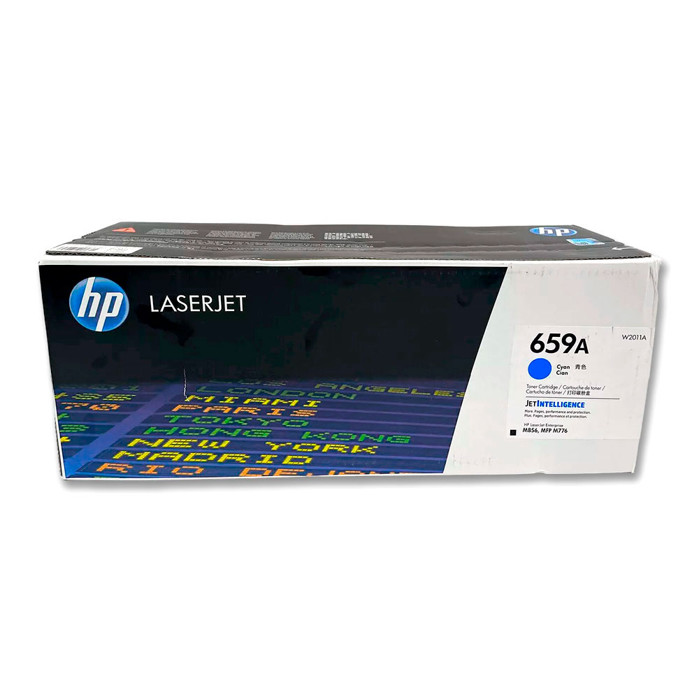 1500-010391-2 Toner Hp 659A Cyan W2011A 13K Pág. M856dn Original - Imagen 2