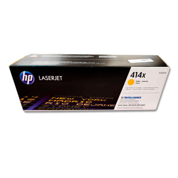 Toner Hp 414X Yellow W2022X 6K Pág. M454dw Original Toner Hp 414X Yellow W2022X 6K Pág. M454dw Original