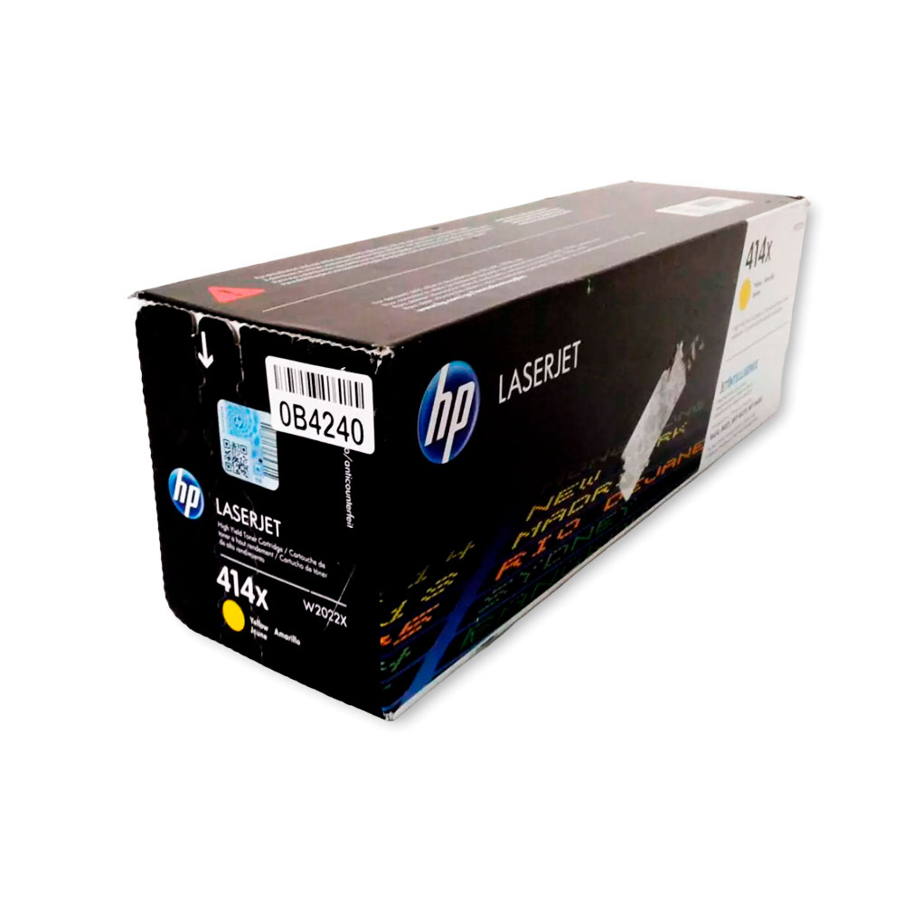 1500-010396-2 Toner Hp 414X Yellow W2022X 6K Pág. M454dw Original - Imagen 2