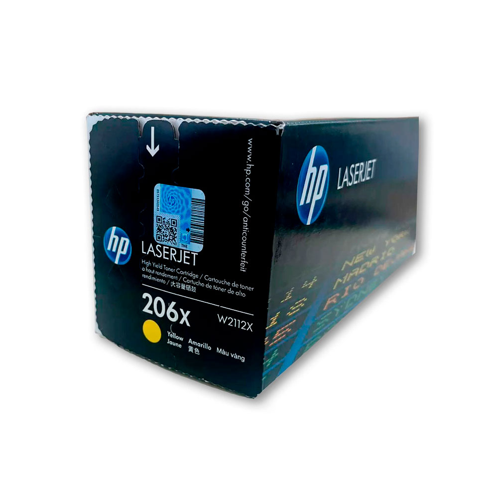 1500-010402-2 Toner Hp 206X Yellow W2112X 2.450 Pág. M255 Original - Imagen 2