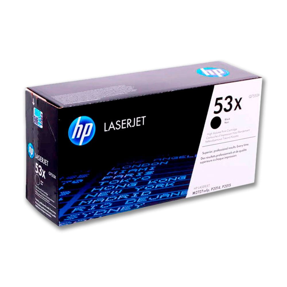 1500-010411-2 Toner Hp 53X Negro Q7553X 7K Pág. M2727 Original - Imagen 2