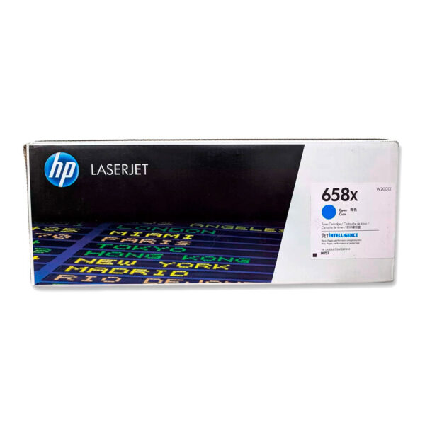 Toner Hp 658X Cyan W2001X 28K Pág. M751dn Original Toner Hp 658X Cyan W2001X 28K Pág. M751dn Original