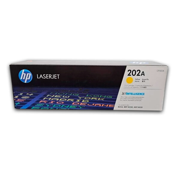 Toner Hp Cf502A (202A) Yellow Lj Pro M254 1.3 Kpgs Toner Hp Cf502A (202A) Yellow Lj Pro M254 1.3 Kpgs