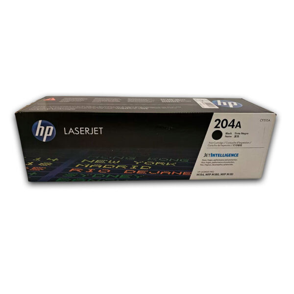 Toner Hp 204A Negro Cf510A 1,100 Pág. M180nw Original Toner Hp 204A Negro Cf510A 1,100 Pág. M180nw Original