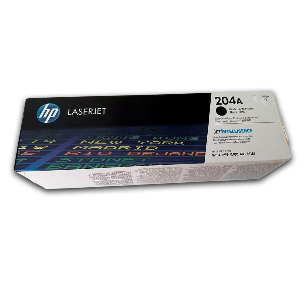 1500-010430-2 Toner Hp 204A Negro Cf510A 1,100 Pág. M180nw Original - Imagen 2