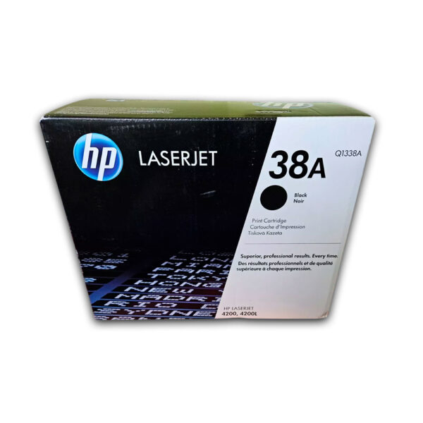 Toner Hp 38A Negro Q1338A 12K Pág. 4200 Original Toner Hp 38A Negro Q1338A 12K Pág. 4200 Original