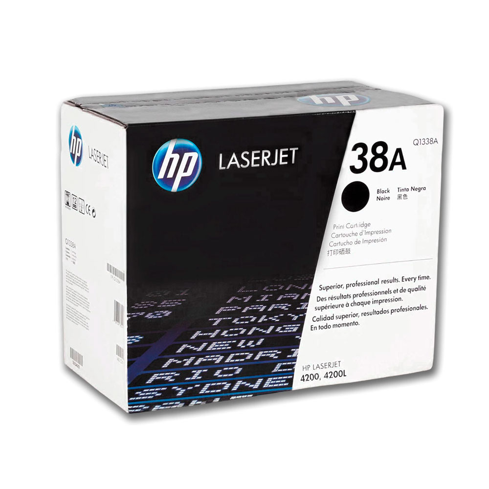 1500-010433-2 Toner Hp 38A Negro Q1338A 12K Pág. 4200 Original - Imagen 2