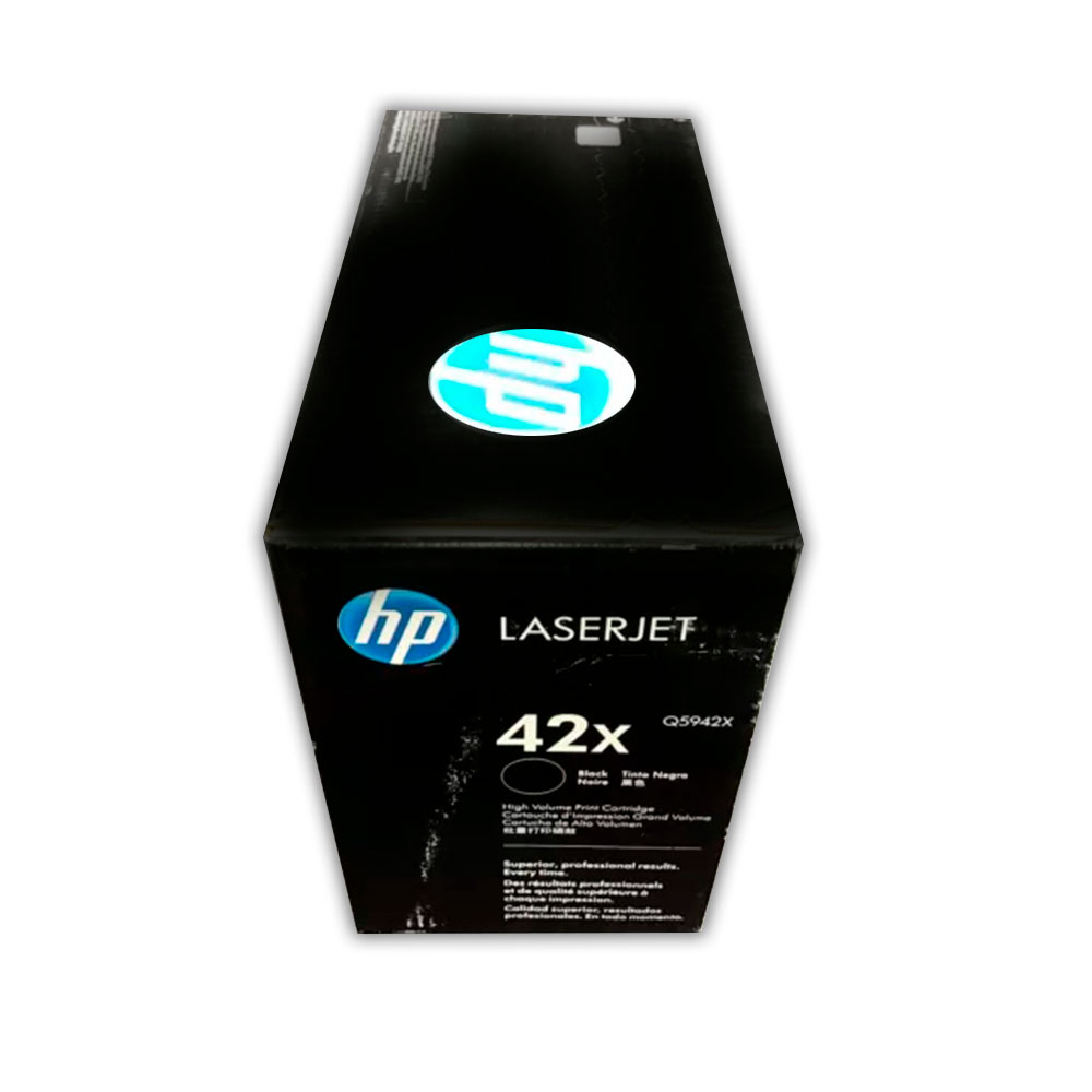 1500-010437-2 Toner Hp 42X Black Q5942X 20K Pág. 4250 Original - Imagen 2