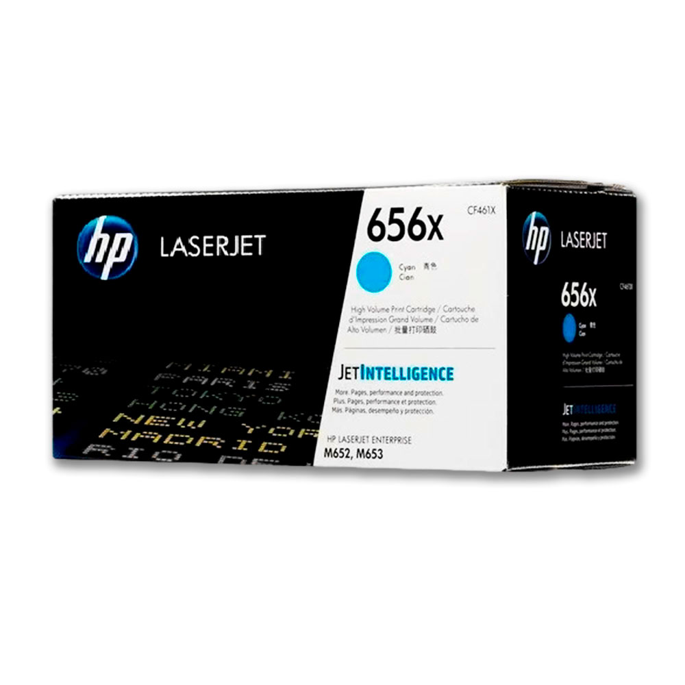 1500-010455-2 Toner Hp 656X Cyan Cf461X 22K Pág. M652dn Original - Imagen 2