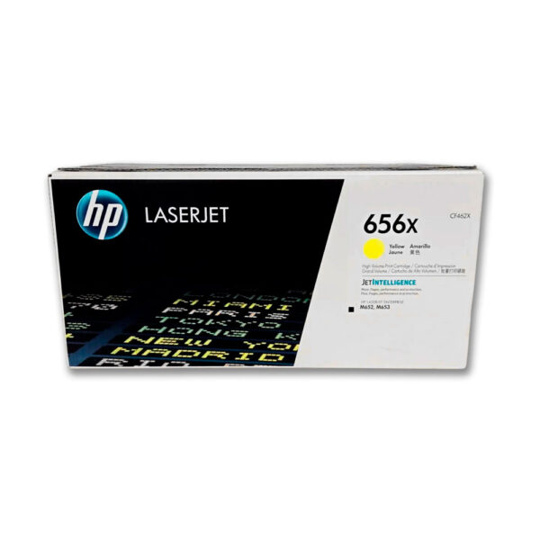 Toner Hp 656X Yellow Cf462X 22K Pág. M652dn Original Toner Hp 656X Yellow Cf462X 22K Pág. M652dn Original