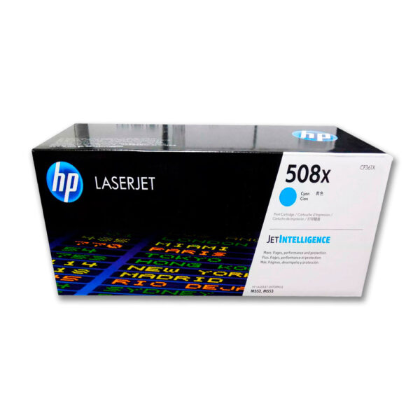 Toner Hp 508X Cyan Cf361X 9,500 Pág. M577dn Original Toner Hp 508X Cyan Cf361X 9,500 Pág. M577dn Original