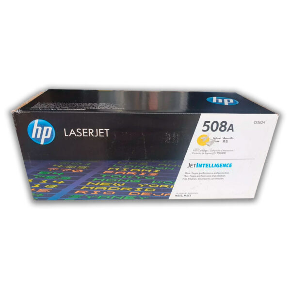 Toner Hp 508A Yellow Cf362A 5K Pág. M577dn Original Toner Hp 508A Yellow Cf362A 5K Pág. M577dn Original