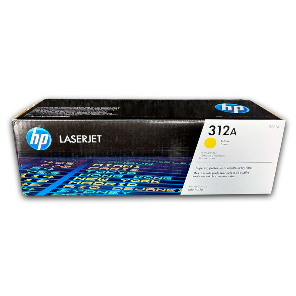 Toner Hp 312A Yellow Cf382A 2,700 Pág. M476nw Original
