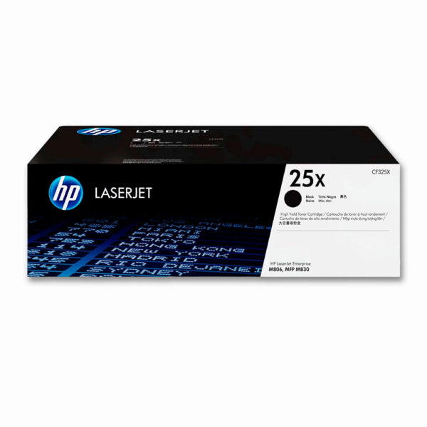 Toner Hp 25X Negro Cf325X 34,5K Pág. M830z Original Toner Hp 25X Negro Cf325X 34,5K Pág. M830z Original