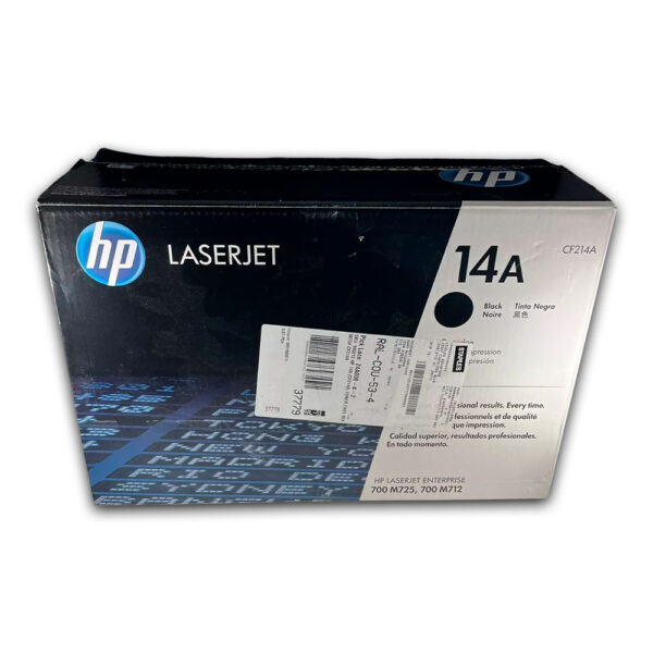 Toner Hp Cf214A (14A) L.J. Ent 700 Negro 10K Pg Toner Hp Cf214A (14A) L.J. Ent 700 Negro 10K Pg
