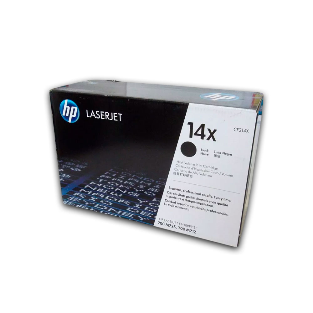 1500-010505-2 Toner Hp 14X Negro Cf214X 17,5K Pág. M712dn Original - Imagen 2